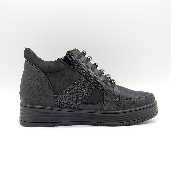 hamu☆ページ XJ7847 TUBE BIJOU INHEEL SNEAKER | MUUM