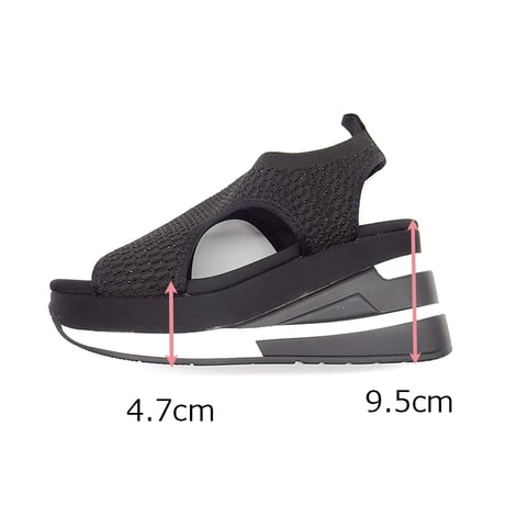 5275 KNIT VOLUME SOLE SPORTS SANDALS