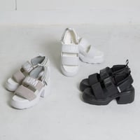 MUMM LOGO CHUNKY HEELS  SANDAL/742