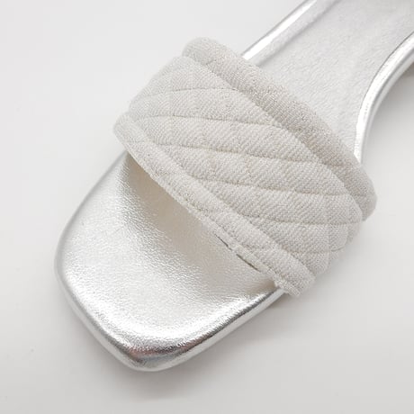 XJ1164 TUBE STRAP CLEAR HEEL SANDAL