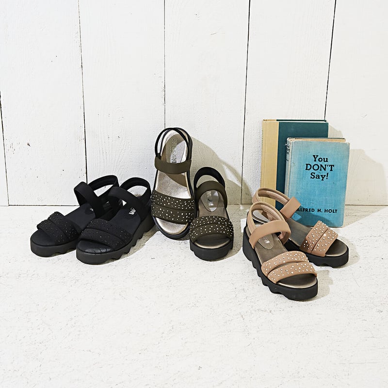 6140 DOUBLE BELT SANDALS | MUUM