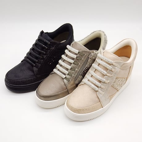 XJ7847  TUBE BIJOU INHEEL SNEAKER