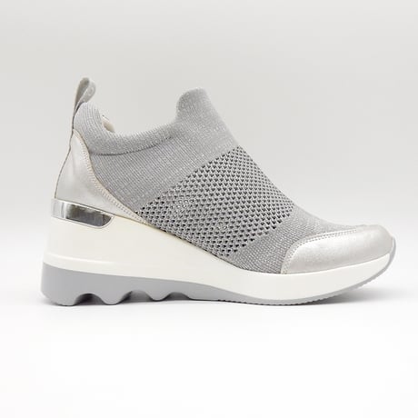 WX2100 LOGO KNIT WEDGESOLE SNEAKERS