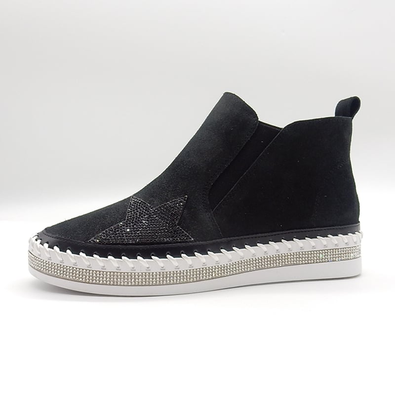 ムーページ 10250 【本革】 STAR ZIP UP SNEAKER | MUUM