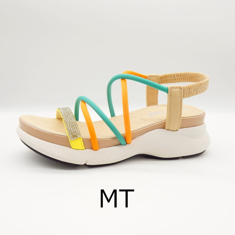 WX5630 RHINESTONE STRAP SPORTS SANDAL | MUUM