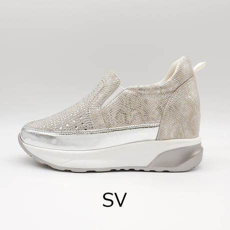 WX9882 SQUARE BIJOU SLIP-ONS SNEAKER