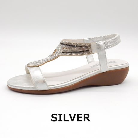 XJ341 LINESTONE BACK BELT SANDALS