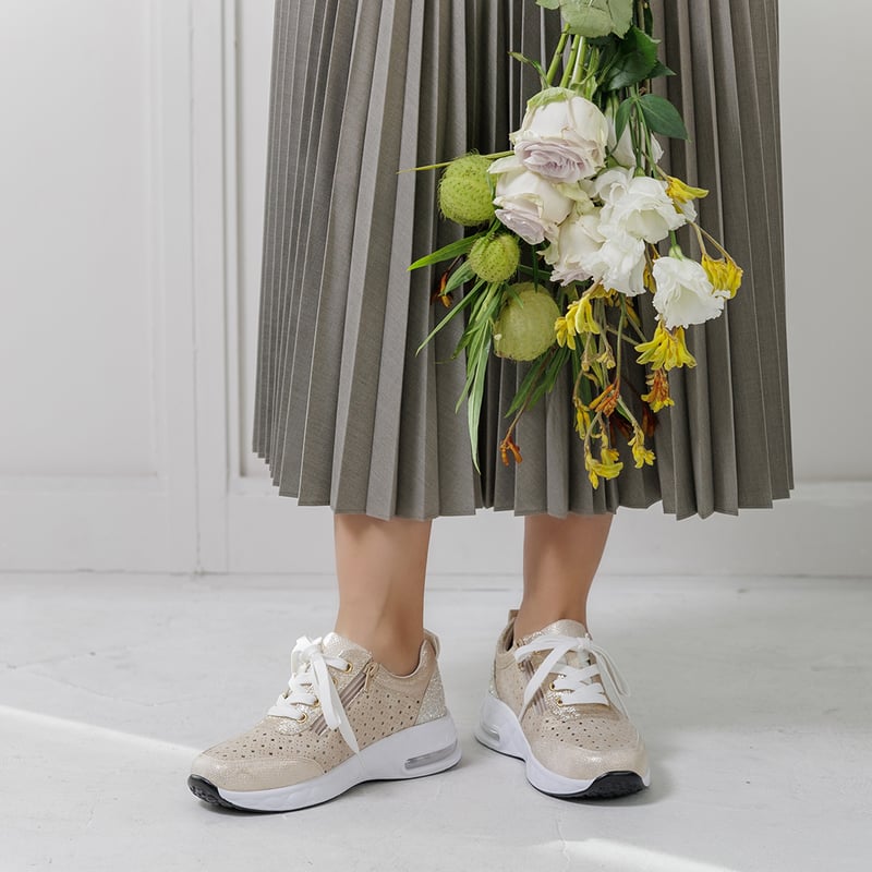 みページ WX3502 PUNCHING SIDE FASTENER SNEAKER | MUUM