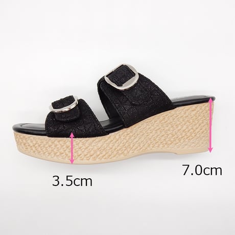 WX7301 DOUBLE BELT MULE SANDAL
