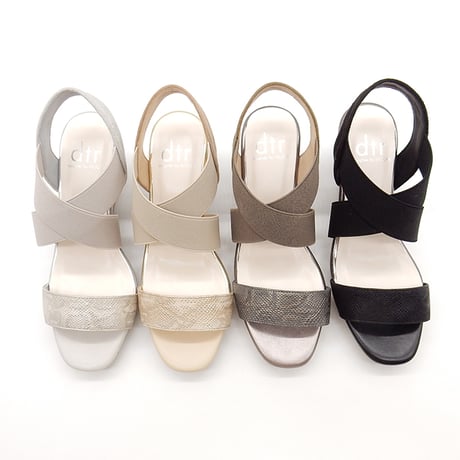 CROSS BELT WEDGE SOLE SANDALS/520