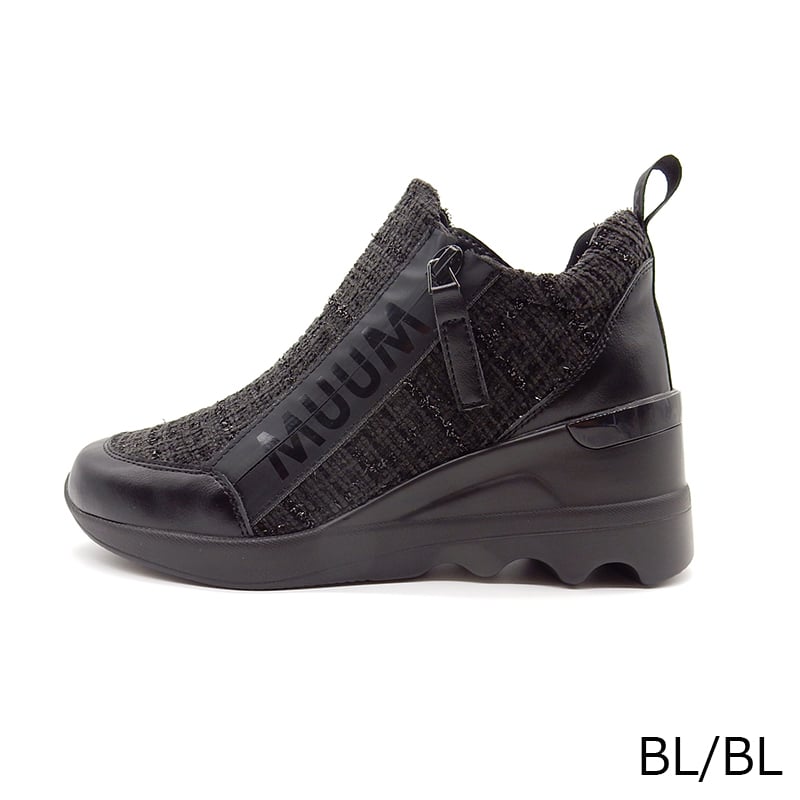 WX2105 ZIP WEDGE SOLE SNEAKER | MUUM