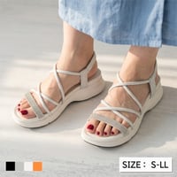 WX5630 RHINESTONE STRAP SPORTS  SANDAL