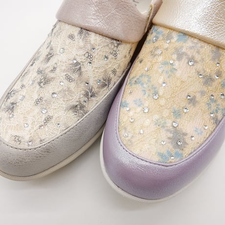 TULLE RHINESTONE SLIP-ONS/681