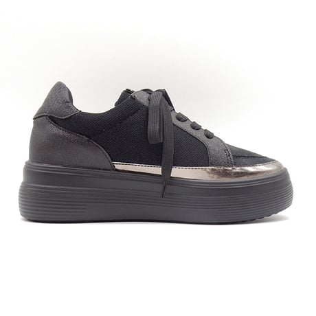 WX1802  METAL STAR LACEUP SNEAKERS