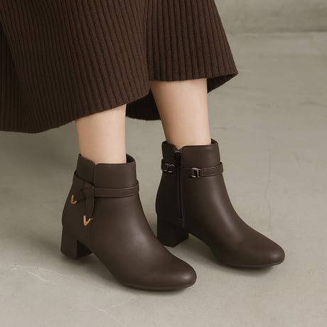 XJ4054 ２way RIBBON  BELT SHORT BOOTS