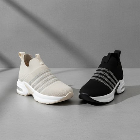 AIR SOLE BORDER KNIT SNEAKER/841