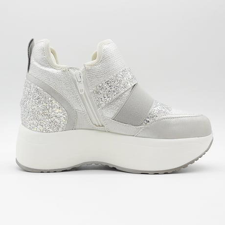 DOUBLE BELT GLITTER SNEAKERS/32