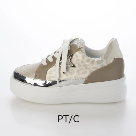 WX1802  METAL STAR LACEUP SNEAKERS