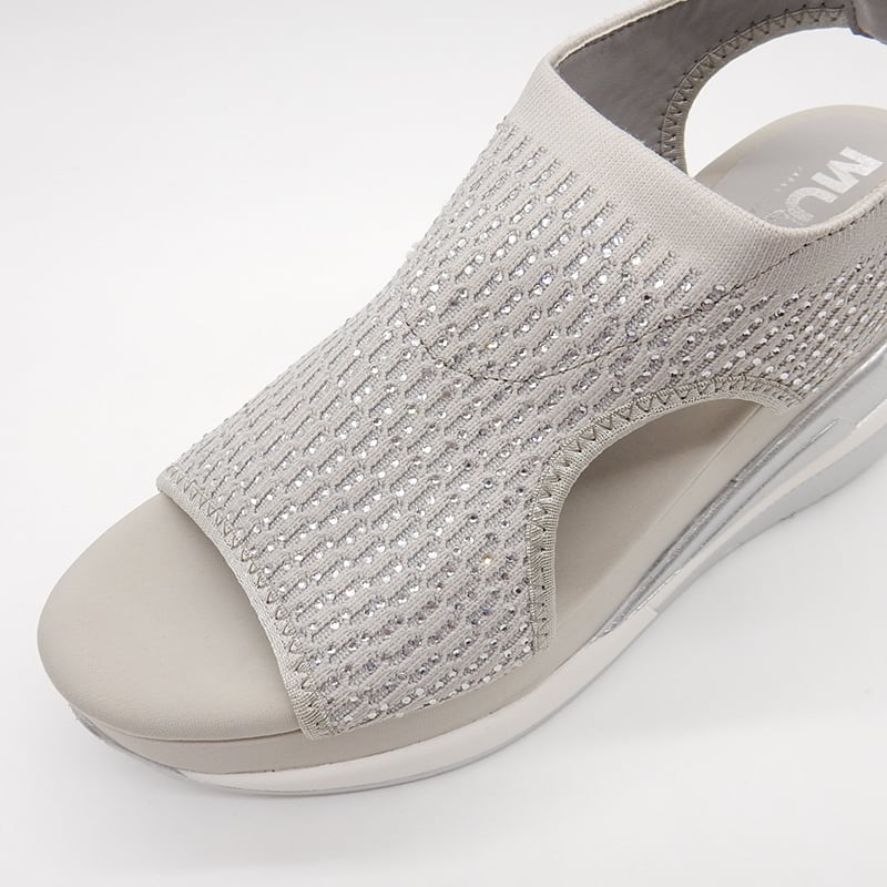 むーさんです 5275 KNIT VOLUME SOLE SPORTS SANDALS | MUUM