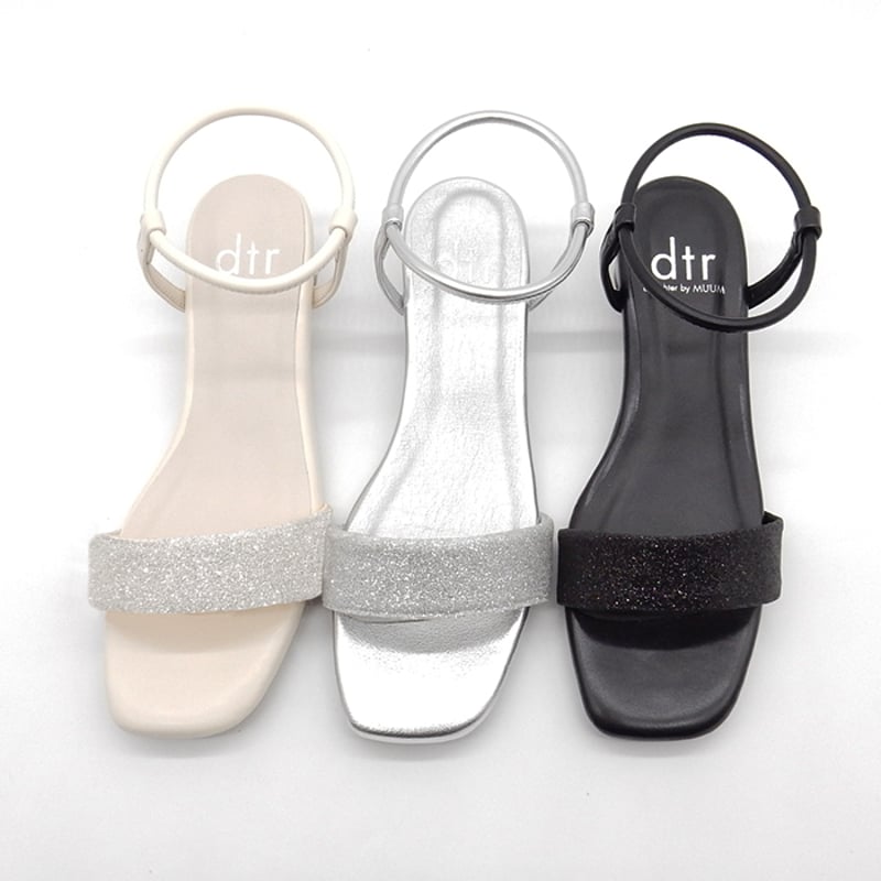 靴 milkyCLEAR TUBE CORK SANDAL CLEAR TUBE CORK SANDAL