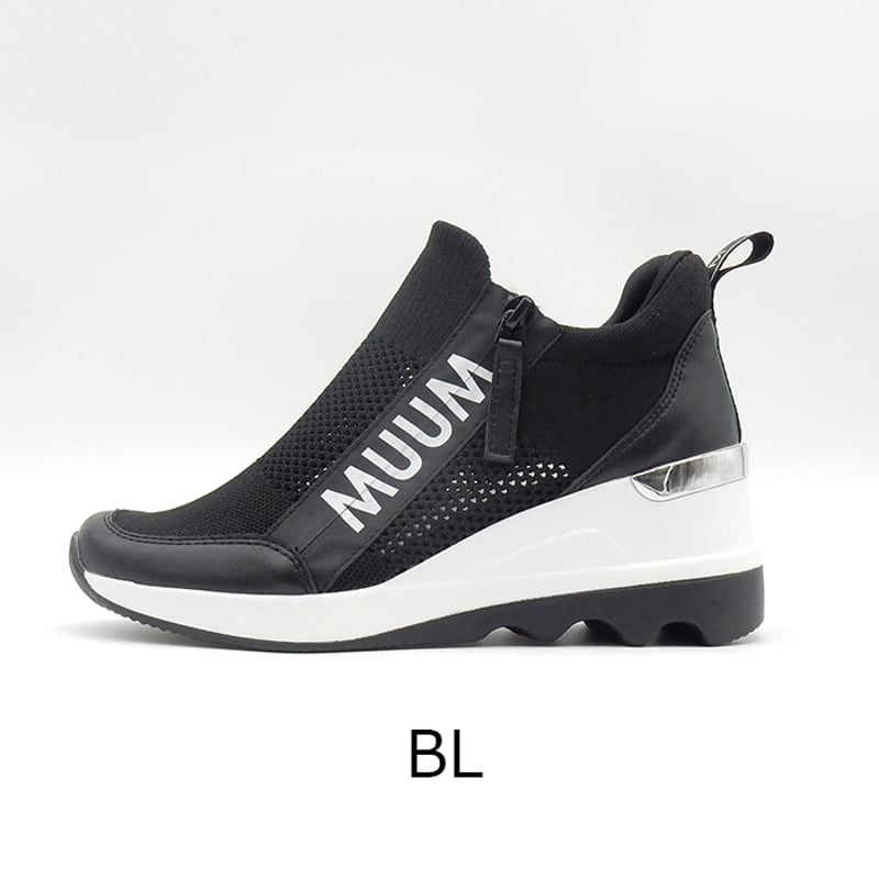 WX2100 LOGO KNIT WEDGESOLE SNEAKERS | MUUM