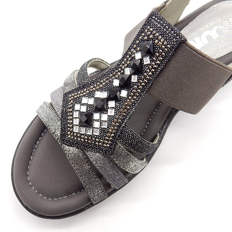 6884 SQUARE BIJOU STRAP SANDALS | MUUM