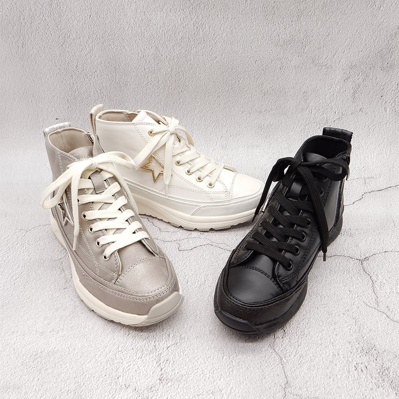 XJ1200 【RAIN】 STAR METAL LACEUP SNEAKER | MUUM