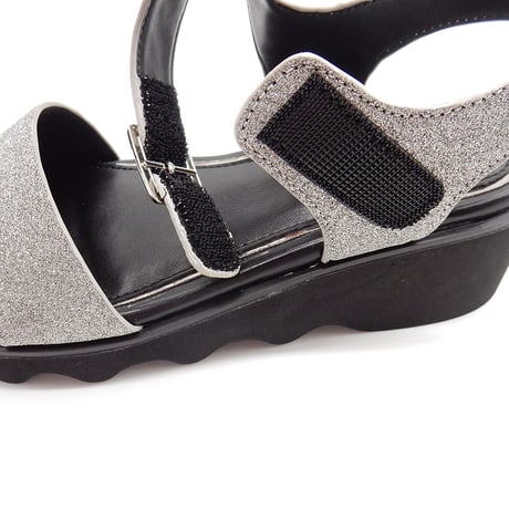 6143 GRITTY BELT PLATFORM SANDALS