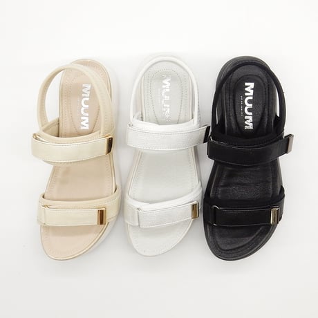 WX5632 METAL DOUBLE BELT  SANDAL