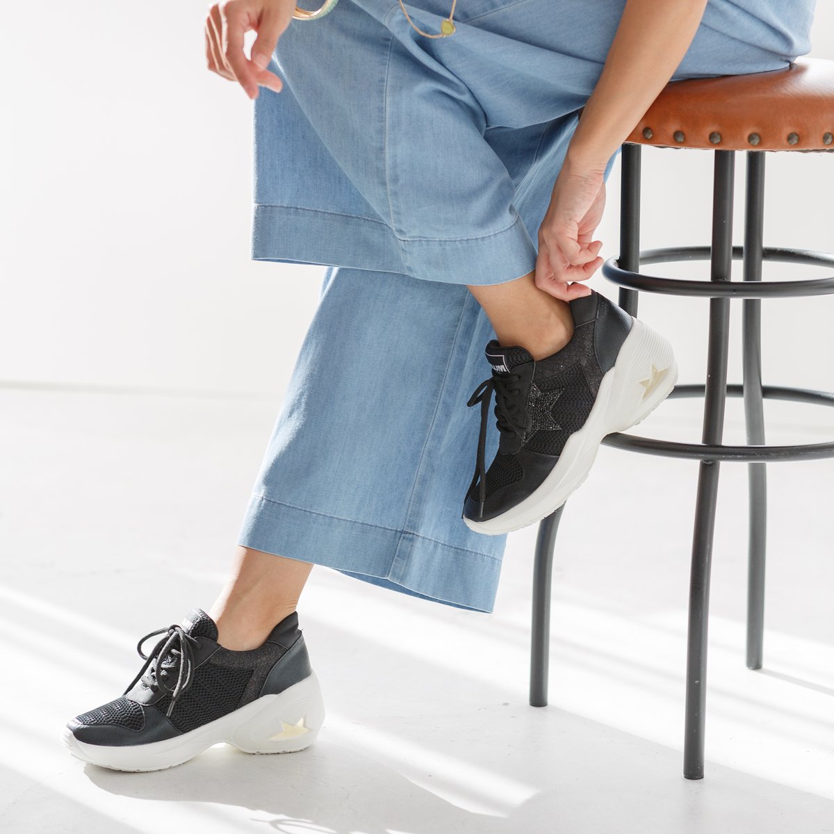 muum出品 6331 STAR AIR LACEUP AIR SOLE SNEAKERS | MUUM