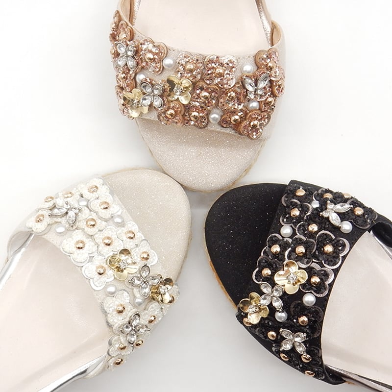 ミュール XJ4900 PEARL FLOWER SANDAL | MUUM