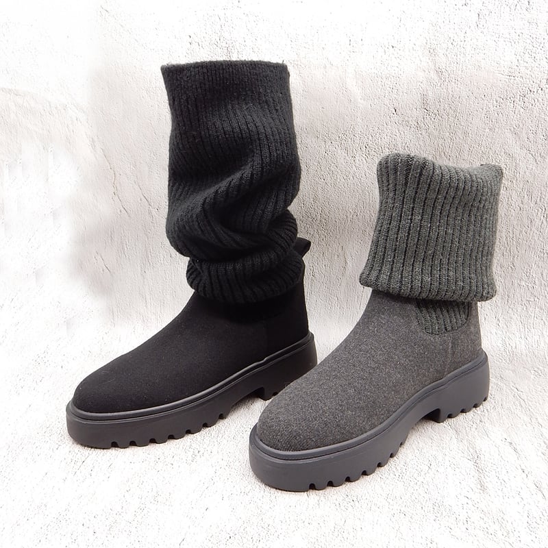 WX8803 KNIT 3WAY LONG BOOTS | MUUM