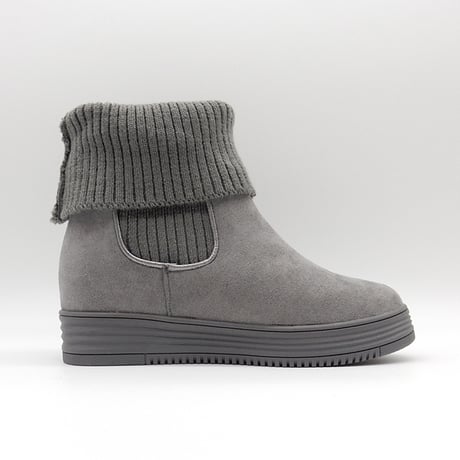LIB KNIT INHEEL SHORT BOOTS/780