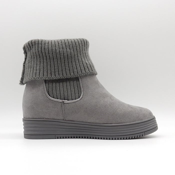 XJ7870 LIB KNIT INHEEL SHORT BOOTS | MUUM