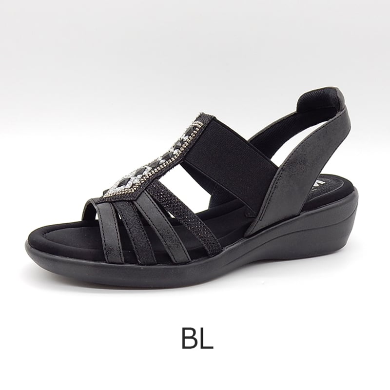 XJ6884 SQUARE BIJOU STRAP SANDALS | MUUM