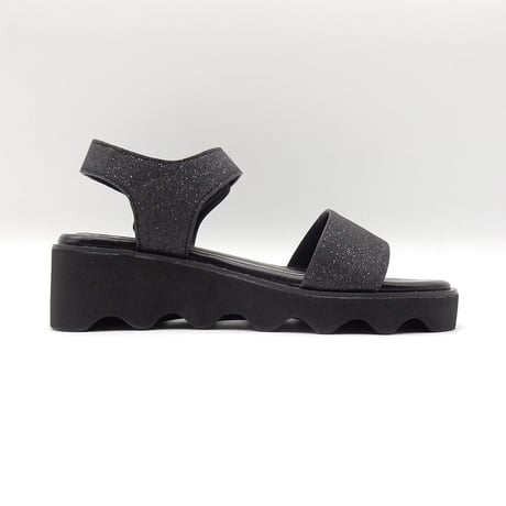 6143 GRITTY BELT PLATFORM SANDALS
