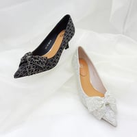 SP13 POINTED TOE RIBBON SHOES