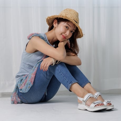 WX5632 METAL DOUBLE BELT  SANDAL