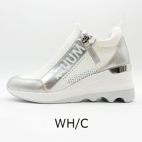 WX2100 LOGO KNIT WEDGESOLE SNEAKERS