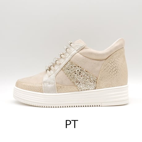 XJ7847  TUBE BIJOU INHEEL SNEAKER