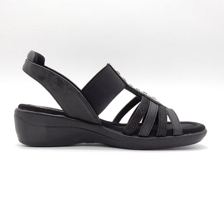 XJ6884 SQUARE BIJOU STRAP SANDALS