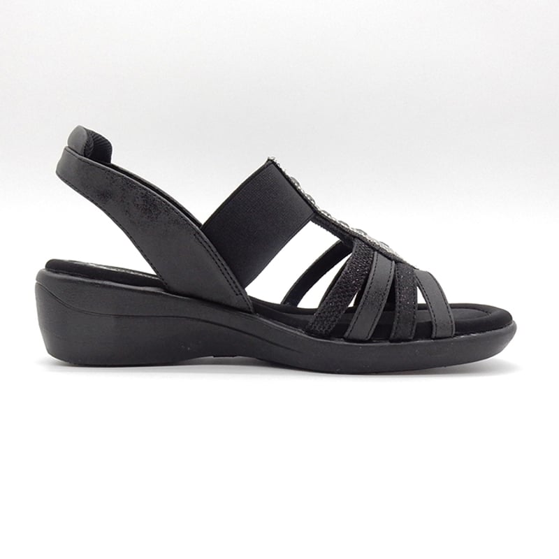XJ6884 SQUARE BIJOU STRAP SANDALS | MUUM