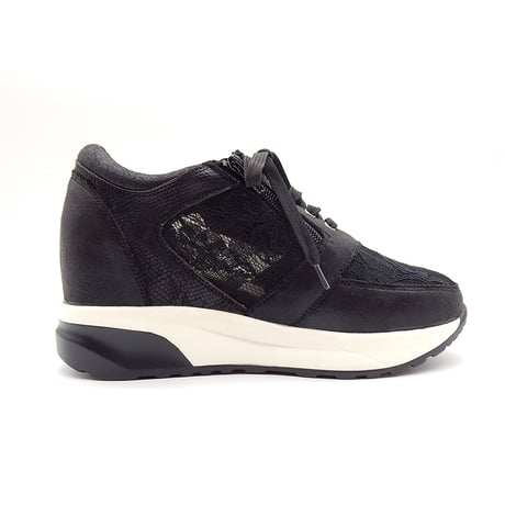 XJ152 TULLE LACE INHEEL SNEAKER