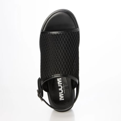 6142 ２WAY MESH BELT PLATFORM SANDALS