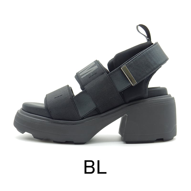 7422 MUMM LOGO CHUNKY HEELS SANDAL | MUUM
