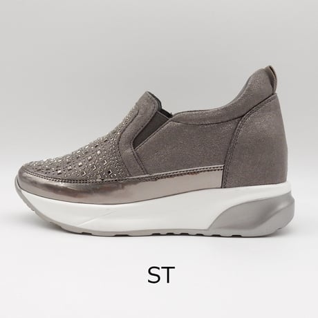 WX9882 SQUARE BIJOU SLIP-ONS SNEAKER