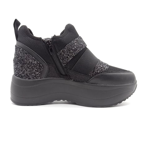 DOUBLE BELT GLITTER SNEAKERS/32