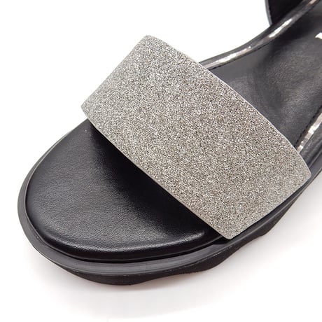 6143 GRITTY BELT PLATFORM SANDALS