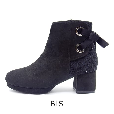 5401  BACK CROSS RIBBON SHORT BOOTS