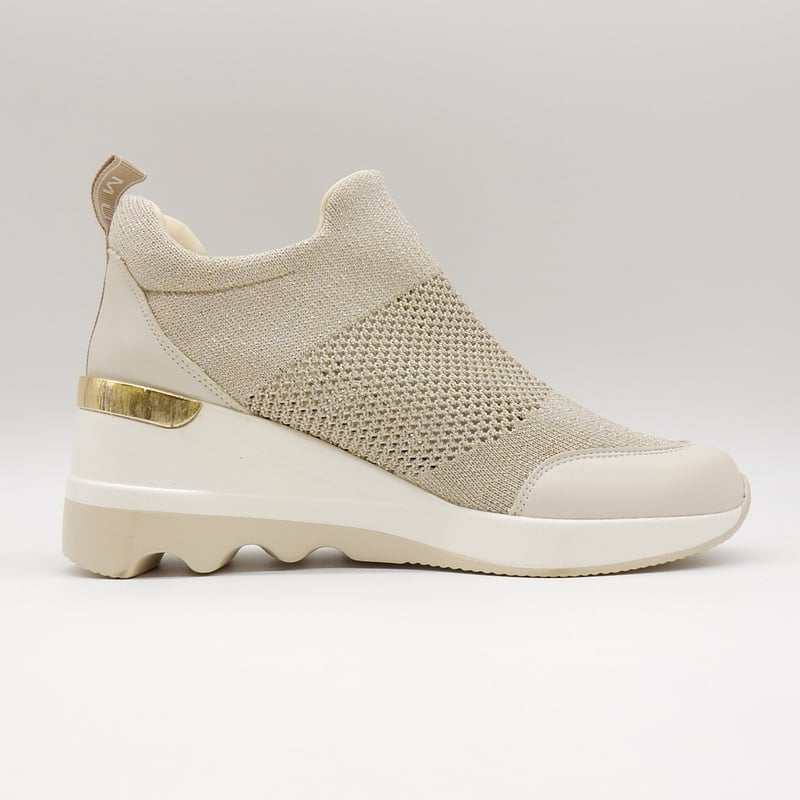 WX2100 LOGO KNIT WEDGESOLE SNEAKERS | MUUM